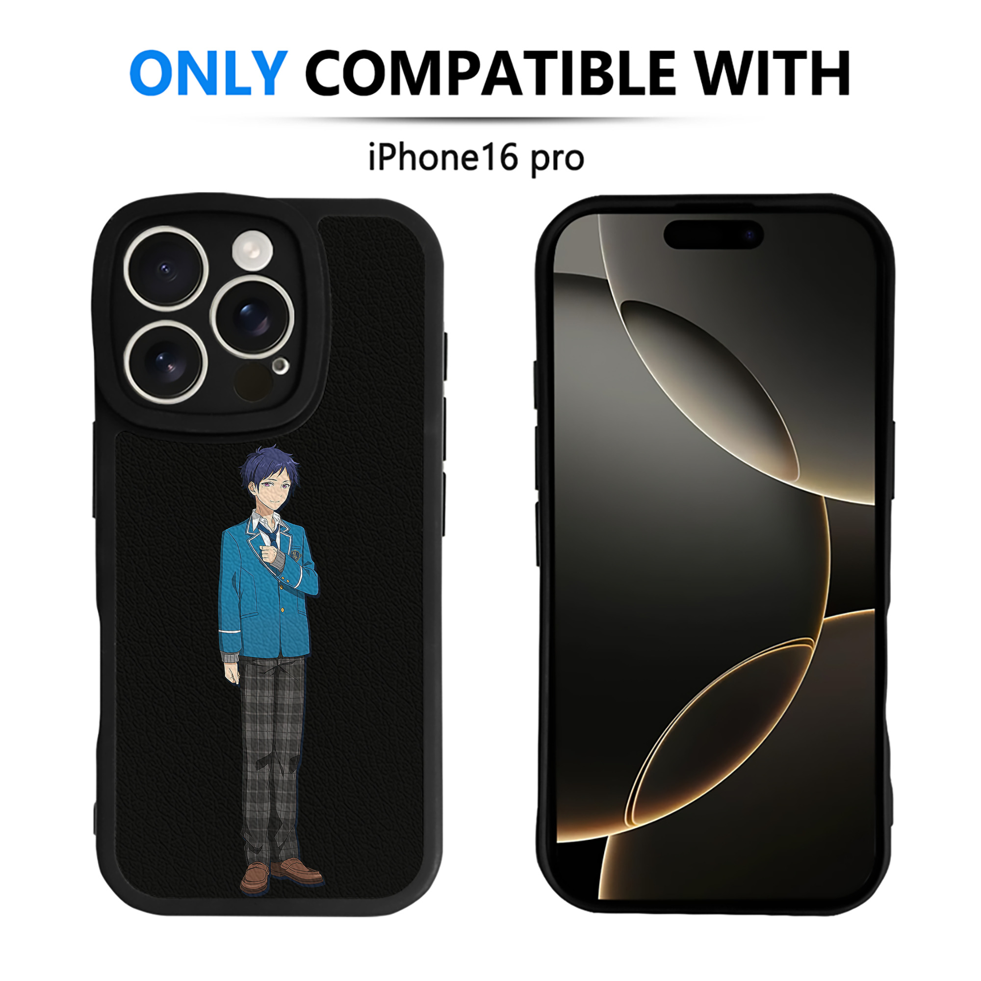 （画像用） あんさんぶるスターズ! Ensemble Stars 【iPhone 16シリーズ対応】シリコンスマホケース（レザー調） 材質：シリコン